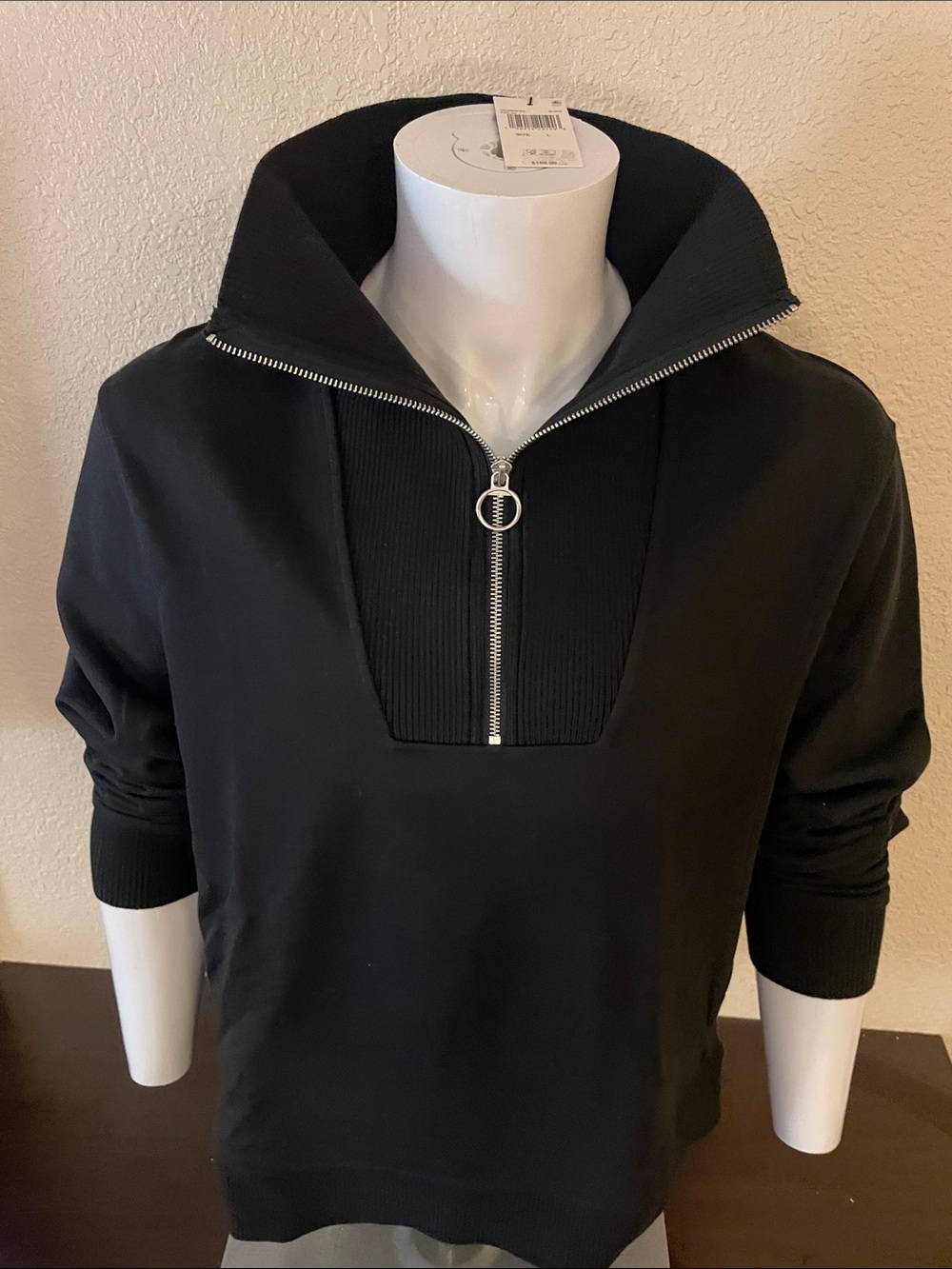 Michael Kors Men's Dark Navy Quarter-Zip Pullover